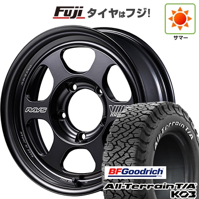 【新品】ジムニーシエラ/ノマド 夏タイヤ ホイール4本セット 215/70R16 オールテレーンT/A KO3 RWL RAYS ボルクレーシング TE37XT FOR J 5.5J 16インチ