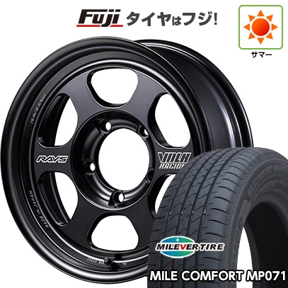 【新品】ジムニーシエラ/ジムニーノマド | 夏タイヤ ホイール4本セット | 215/65R16 | ミレコンフォート MP071 | TE37XT FOR J Black Shadow LTD. 16インチ