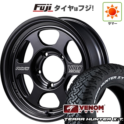 【新品】ジムニーシエラ/ジムニーノマド | 夏タイヤ ホイール4本セット | 215/65R16 | テラハンターX/T2 RWL | TE37XT FOR J Black Shadow LTD. 16インチ