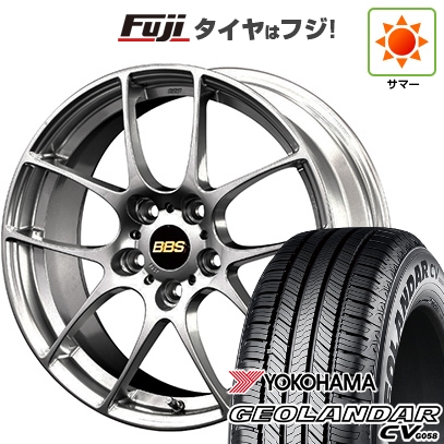 【新品国産車用5穴114.3】 | 夏タイヤ ホイール4本セット | 235/60R18 | ヨコハマ ジオランダー CV G058 | BBS JAPAN RF | 8J 18インチ