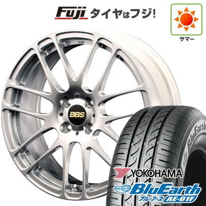 BluEarth - 【新品国産車用4穴100】 | 夏タイア 銀輪4本仕かける | 185/55R16 | ヨコハマ 青味地びた AE-01F | BBS JAPAN RE-L2 | 6.5J 16in