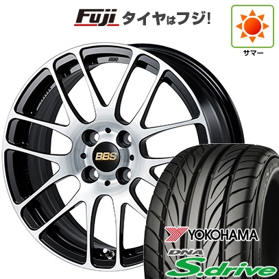 【新品 軽自動車】 夏タイヤ ホイール4本セット 165/40R16 ヨコハマ DNA Sドライブ BBS JAPAN RE-L2 ブラックダイヤカット 5J 16インチ