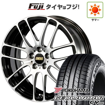 【新品国産車用5穴114.3】 | 夏タイヤ ホイール4本セット | 215/65R16 | ジオランダー CV G058 | BBS JAPAN RE-L2 ブラックダイヤカット | 7J 16インチ