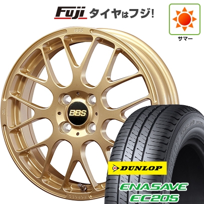 【新品国産車用4穴100】 | 夏タイヤ ホイール4本セット | 185/60R16 | ダンロップ エナセーブ EC205 | BBS JAPAN RP | 6.5J 16インチ