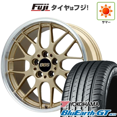 【新品】ライズ/ロッキー（ガソリン） | 夏タイヤ ホイール4本セット | 195/60R17 | ヨコハマ ブルーアース GT AE51 | BBS JAPAN RG-R | 7J 17インチ