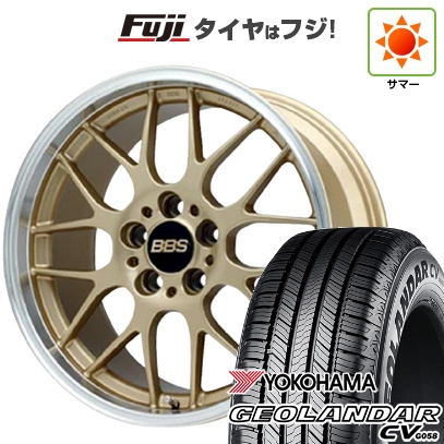 【新品国産車用5穴114.3】 | 夏タイヤ ホイール4本セット | 225/55R18 | ヨコハマ ジオランダー CV G058 | BBS JAPAN RG-R | 8J 18インチ