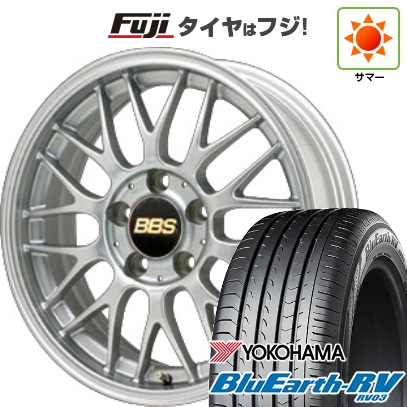 【パンク保証付き】【新品国産車用5穴114.3】 | 夏タイヤ ホイール4本セット | 215/60R16 | ヨコハマ ブルーアース RV-03 | BBS JAPAN RG-F | 7J 16インチ