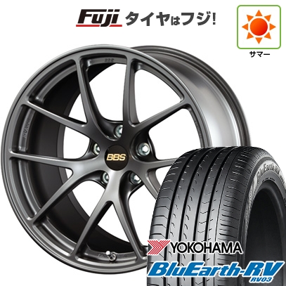 【パンク保証付き】【新品国産車用5穴114.3】 | 夏タイヤ ホイール4本セット | 235/50R18 | ヨコハマ ブルーアース RV-03 | BBS JAPAN RI-A | 8J 18インチ