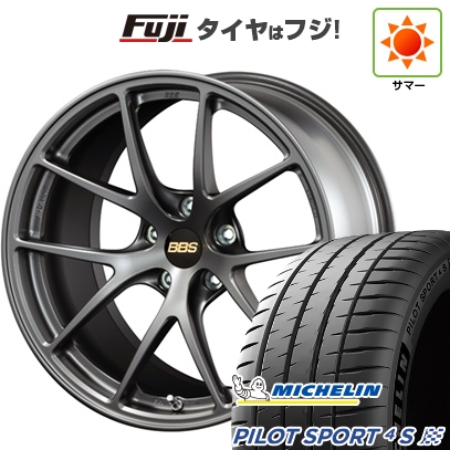 【新品】シビック タイプR(FL5) | 夏タイヤ ホイール4本セット | 265/35R18 | ミシュラン パイロット スポーツ4S | BBS JAPAN RI-A | 9.5J 18インチ