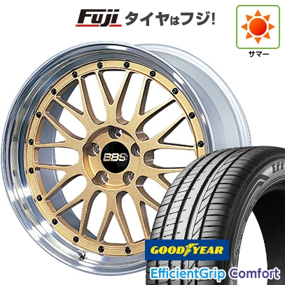 【新品国産車用5穴114.3】 | 夏タイヤ ホイール4本セット | 215/45R18 | グッドイヤー EfficientGrip Comfort(限定) | BBS JAPAN LM 18インチ