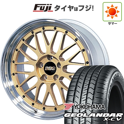 【新品国産車用5穴114.3】 | 夏タイヤ ホイール4本セット | 225/45R19 | ヨコハマ ジオランダー X-CV G057 | BBS JAPAN LM | 7.5J 19インチ