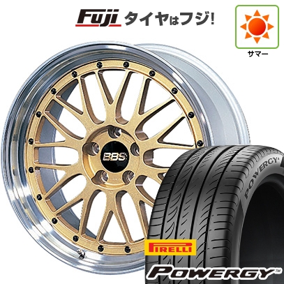 【新品国産車用5穴114.3】 | 夏タイヤ ホイール4本セット | 225/40R19 | ピレリ パワジー | BBS JAPAN LM | 19インチ