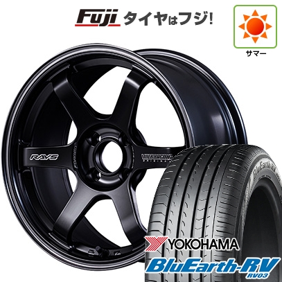 【張り裂ける言いはなつ付き添い人】新品国産車用4穴100 | 夏タイア 銀輪4本仕かける | 185/60R15 | ヨコハマ 青味地びた RV-03 | TE37 SONIC Black Shadow LTD. | 15in