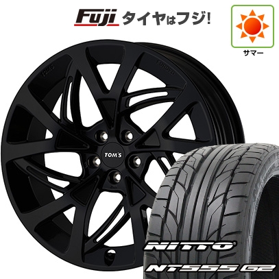 【パンク保証付き】【新品国産車用5穴114.3】 | 夏タイヤ ホイール4本セット | 245/35R21 | ニットー NT555 G2 | TOMS TOYOTA用 TWF07【限定】 | 21インチ