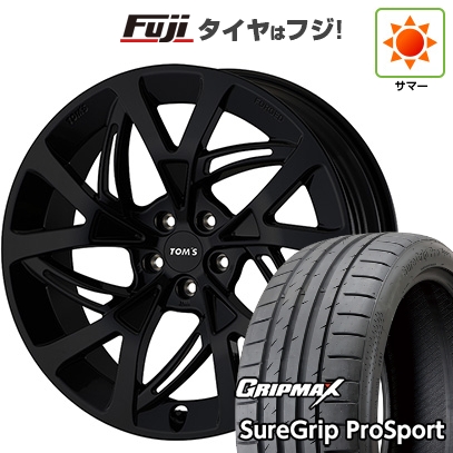 【新品国産車用5穴114.3】 | 夏タイヤ ホイール4本セット | 245/40R21 | PRO SPORT BSW | TOMS トムス(トヨタ車専用) TWF07 グロスブラック【限定】 | 21インチ