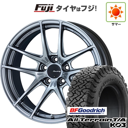 【新品国産車用5穴114.3】 | 夏タイヤ ホイール4本セット | 225/65R17 | オールテレーンT/A KO3 RBL | ENKEI Racing NVR5 17インチ