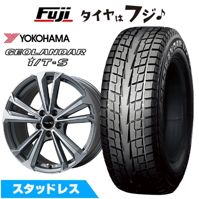 【新品】プジョー リフター スタッドレスタイヤ ホイール4本セット 215/60R17 ヨコハマ ジオランダー I/T-S G073 共豊 ユーロツヴァイ FK-5 7J 17インチ
