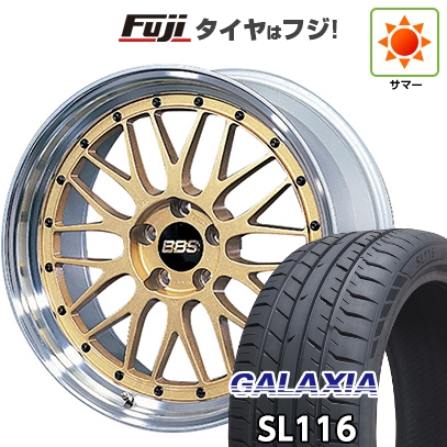 【新品国産車用5穴114.3】 | 夏タイア 車輪4本仕掛ける | 245/30R20 | ギャラクシア SL116(押さえる) | BBS JAPAN LM | 20in 夏タイヤ、ホイールセット-タイヤ、ホイール