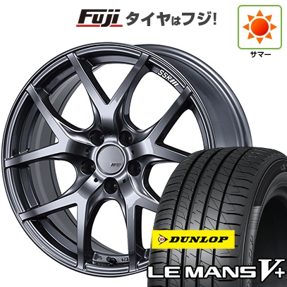 LE MANS - 【新品国産車用5穴100】 | 夏タイア 銀輪4本仕かける | 225/40R18 | ルマン V+ | SSR GT GTV03【押さえる】 18in