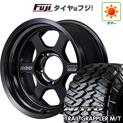 NT - 【新品】ランクル70(GDJ76W) | 夏タイア 銀輪4本仕かける | 285/75R16 | ニットー トレイルグラップラー M/T | TE37XT Black Shadow LTD. 16in