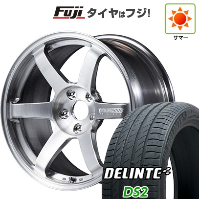 DELINTE - 【新品国産車用5穴114.3】 | 夏タイア 車輪4本仕かける | 245/45R19 | デリンテ DS2(押さえる) | TE37 サーガ S-plus A.S.T. 19in