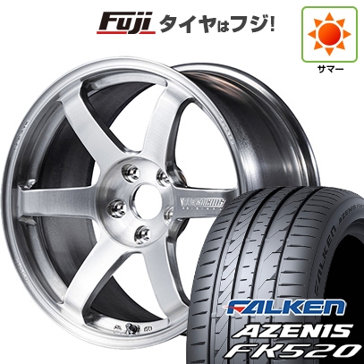 AZENIS - 【新品国産車用5穴114.3】 | 夏タイア 銀輪4本仕かける | 225/45R18 | アゼニス FK520L | TE37 サーガ S-plus A.S.T. 18in