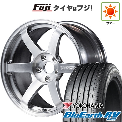 【パンク保証付き】【新品国産車用5穴114.3】 | 夏タイヤ ホイール4本セット | 225/40R19 | ブルーアース RV-03 | TE37 サーガ S-plus A.S.T. | 9J 19インチ