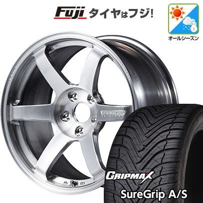 【新品国産車用5穴114.3】 | オールシーズンタイヤ ホイール4本セット | 225/40R18 | グリップマックス Sure Grip AS | TE37 サーガ S-plus A.S.T. 18インチ