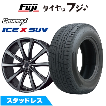 新品 クラウンスポーツ/クラウンエステート スタッドレスタイヤ ホイール4本セット 235/60R18 アイスX SUV BSW(限定) バルミナ LS10 トヨタ車専用 7.5J 18インチ