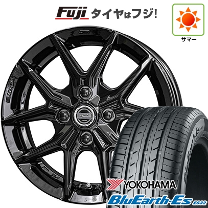 【新品国産車用4穴100】 | 夏タイヤ ホイール4本セット | 185/55R15 | ヨコハマ ブルーアース ES32 | 共豊 スマック IG-TEC | 15インチ