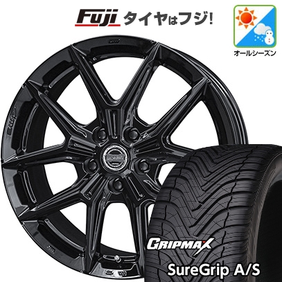 【新品国産車用5穴114.3】 | オールシーズンタイヤ ホイール4本セット | 225/45R19 | シュアグリップ A/S | 共豊 スマック IG-TEC | 7J 19インチ