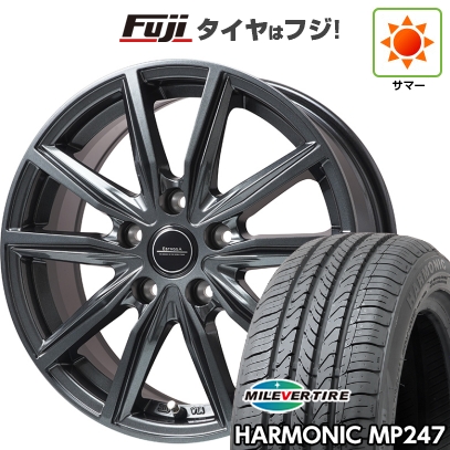 新品国産車用5穴114.3 | 夏タイア 車輪4本仕掛ける | 205/65R16 | ミ生き胆 ハーモニック MP247(押さえる) | エルベ エステローザ EST-α 16in 夏タイヤ、ホイールセット-車、バイク、自転車