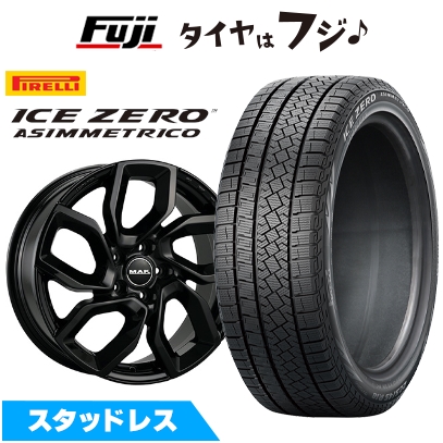【新品】シトロエン ベルランゴ スタッドレスタイヤ ホイール4本セット 205/55R17 ピレリ ウィンター アイスゼロアシンメトリコ MAK アポロ 7.5J 17インチ