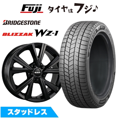 【新品】VW(ゴルフ)スタッドレスタイヤ ホイール4本セット 205/55R16 ブリヂストン ブリザック WZ-1 MAK クバーズ 6.5J 16インチ