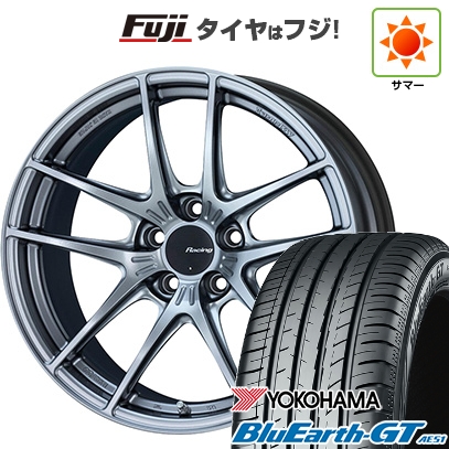 【新品国産車用5穴114.3】 | 夏タイヤ ホイール4本セット | 225/40R19 | ヨコハマ ブルーアース GT AE51 | ENKEI エンケイ Racing NVR5 | 19インチ