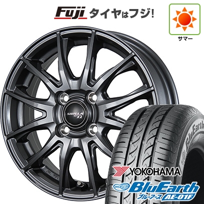 【新品国産車用4穴100】 | 夏タイヤ ホイール4本セット | 165/70R14 | ヨコハマ ブルーアース AE-01F | トピー シビラ NEXT X2 | 5.5J 14インチ