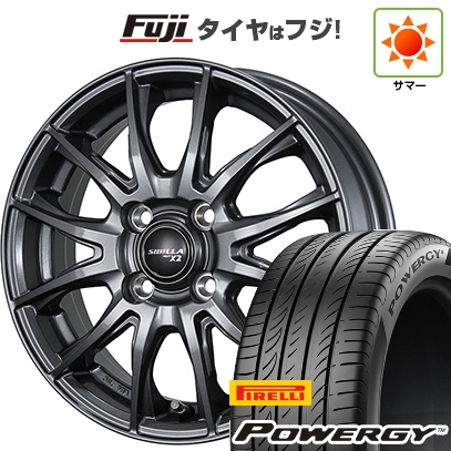 【新品国産車用4穴100】 | 夏タイヤ ホイール4本セット | 185/65R15 | ピレリ パワジー | トピー シビラ NEXT X2 | 15インチ