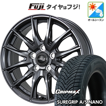 【新品】クロスビー/イグニス | オールシーズンタイヤ ホイール4本セット | 175/60R16 | シュアグリップ AS ナノ | トピー シビラ NEXT X2 | 6J 16インチ