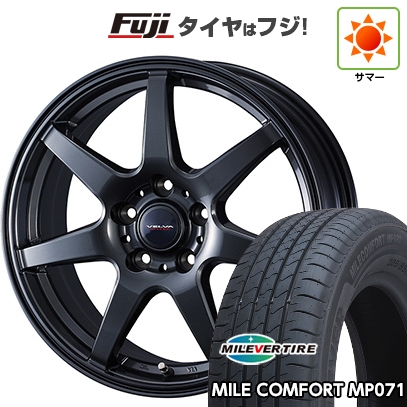 【新品国産車用5穴114.3】 | 夏タイヤ ホイール4本セット | 205/65R15 | ミレバー ミレコンフォート MP071(限定) | WEDS ウェッズ ヴェルバ ワンダー | 15インチ