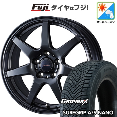 【新品】60系プリウス | オールシーズンタイヤ ホイール4本セット | 195/60R17 | シュアグリップ AS ナノ | WEDS ウェッズ ヴェルバ ワンダー | 6.5J 17インチ