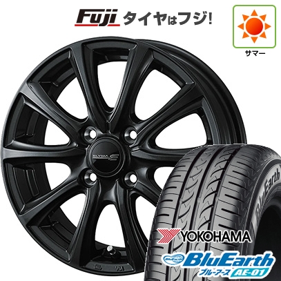 【新品 軽自動車】 夏タイヤ ホイール4本セット 165/55R14 ヨコハマ ブルーアース AE-01 WEDS ウェッズ エリシア エリシア 4.5J 14インチ