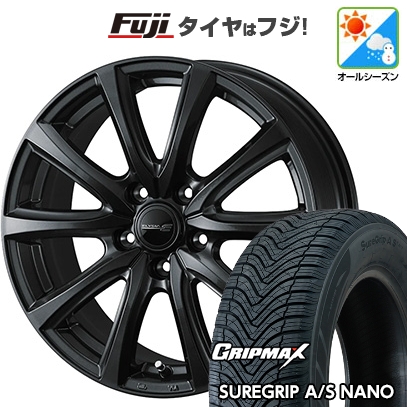 【新品】60系プリウス | オールシーズンタイヤ ホイール4本セット | 195/60R17 | シュアグリップ AS ナノ | WEDS ウェッズ エリシア | 6.5J 17インチ