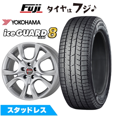 iceGUARD - はち切れる引き請ける付き添い人【新品】ジュリエッタ スタッドレスタイヤ 車輪4本仕掛ける 225/45R17 ヨコハマ 内燃機関かばい立て8 八つIG80 MAK トリノ 7.5J 17in タイヤ、ホイール-車、バイク、自転車