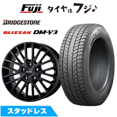 【新品】輸入車用 MINI（U25） スタッドレスタイヤ ホイール4本セット 225/60R17 ブリヂストン ブリザック DM-V3 MAK チェルシー 7.5J 17インチ