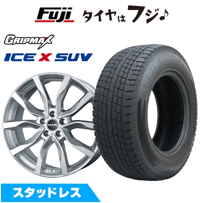 【新品】輸入車用 ジャガー Eペイス スタッドレスタイヤ ホイール4本セット 235/60R18 GRIPMAX アイスX SUV BSW (限定) MAK ハイランズ 7.5J 18インチ