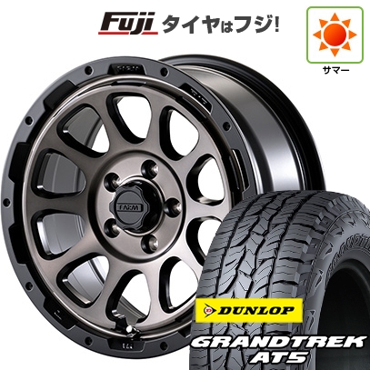 【新品】RAV4（アドベンチャー） | 夏タイヤ ホイール4本セット | 245/65R17 | ダンロップ グラントレック AT5 | モーターファーム ファームD10 | 7J 17インチ