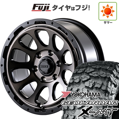 【新品】プラド/ハイラックス | サマータイヤ ホイール4本セット | 35X12.5R17 | ジオランダー X-MT G005 | モーターファーム ファームD10 | 8J 17インチ