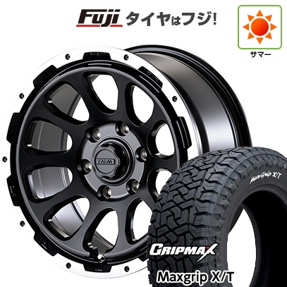 【新品】プラド/ハイラックス | サマータイヤ ホイール4本セット | 265/65R17 | マックスグリップ X/T RWL(限定) | モーターファーム ファームD10 | 17インチ