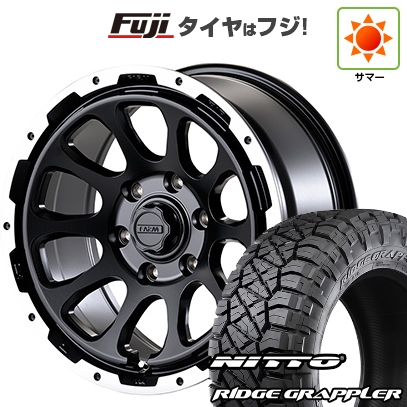 パンク保証付き 新品 プラド/ハイラックス | サマータイヤ ホイール4本セット | 265/65R17 | リッジグラップラー | モーターファーム ファームD10 | 17インチ