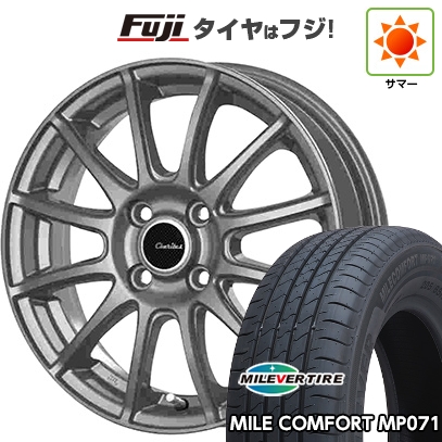 【新品国産車用4穴100】 | 夏タイヤ ホイール4本セット | 185/55R16 | ミレバー ミレコンフォート MP071(限定) | テクノピア カリテス S12 | 6J 16インチ